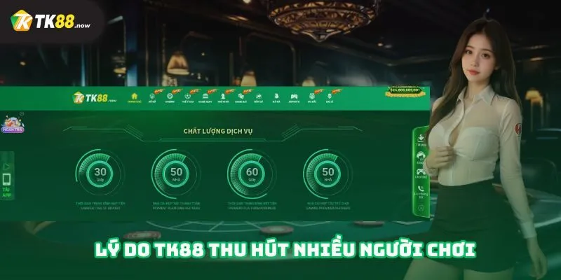 Lý do TK88 thu hút nhiều người chơi